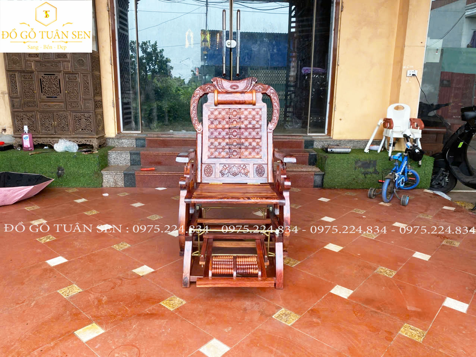 giới thiệu Ghế Lười Gỗ Thư Giãn Vo4